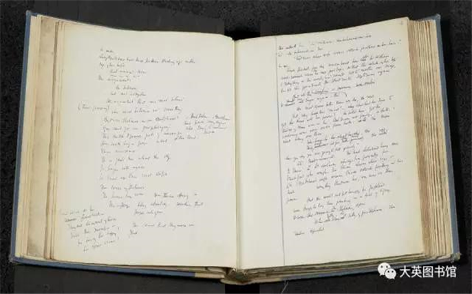 2▲ 弗吉尼亞·伍爾夫小說《達(dá)洛維夫人》的創(chuàng)作手稿，1924年。? The Society of Authors as the Literary Representative of the Estate of Virginia Woolf.png
